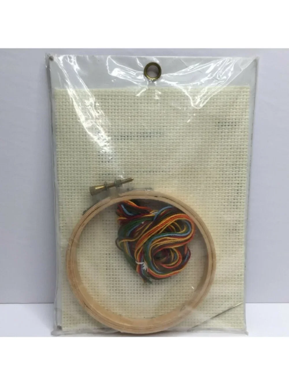 Vogart Crafts Lilies Counted Cross Stitch With Wooden Embroidery Hoop Craft Kit